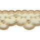 Dentelle brodee sur tulle