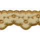 Dentelle brodee sur tulle