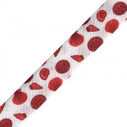 Biais replie coquillages