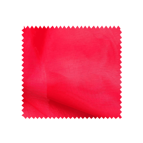 Tissu Organza Nylon Rouge