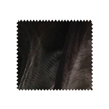 Tissu Organza Nylon Noir