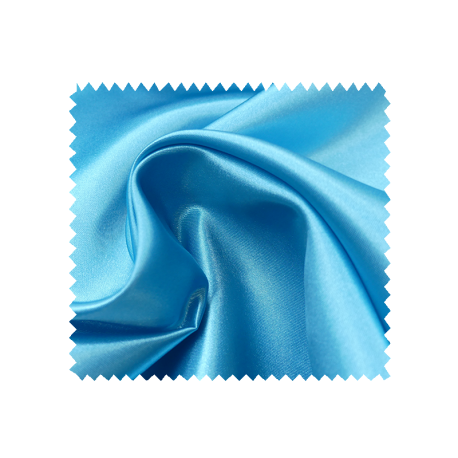 Tissu Satin Uni Turquoise