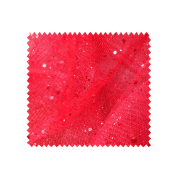 Tulle Paillettes Rouge