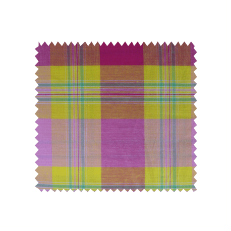 Tissu Madras Fuchsia