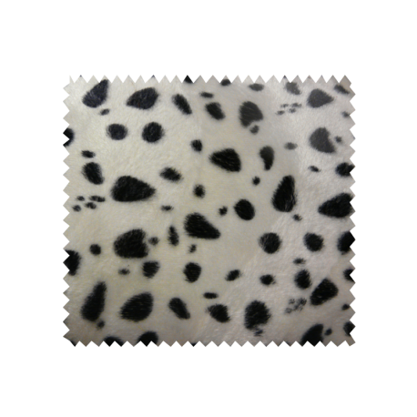 Tissu Fausse Fourrure Dalmatien