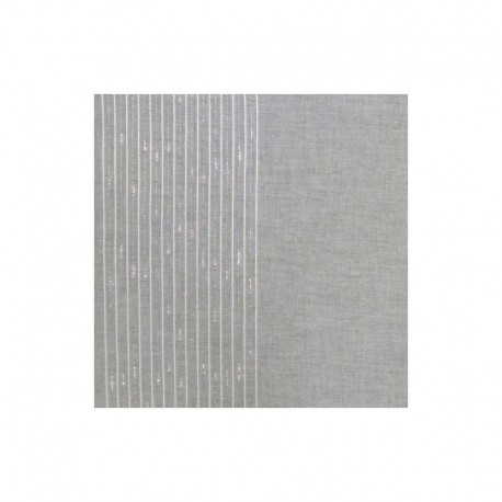 Tissu Smart Blanc Fils Argente