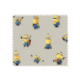 Tissu Minion Fond Gris