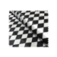 Tissu Satin Déguisement Arlequin Noir et Blanc