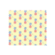Tissu Coton Imprimé Miami Ananas Vanille