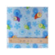Tissu Pilou Papillon Imprimé Bleu