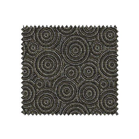 Tissu Abori Jacquard All Over Or