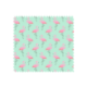 Tissu Cretonne Flamingo Turquoise Rose