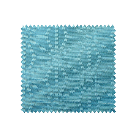 Tissu Jacquard Enduit Kyoto Bleu Retro