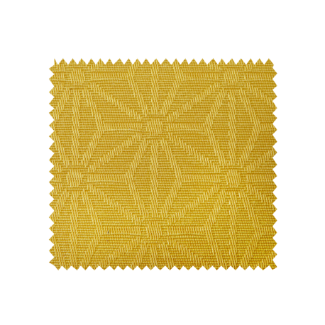 Tissu Jacquard Enduit Kyoto Jaune Absinthe