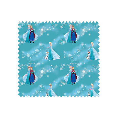 Tissu Disney La Reine Des Neige Fond Vert
