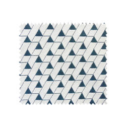 Tissu Jacquard Mini Triangles Canard