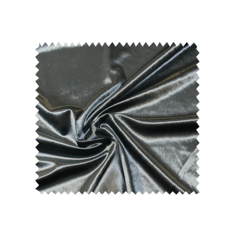 Tissu Velours Anthracite