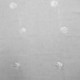 Tissu Ballons Voile Broderies Blanc Gris
