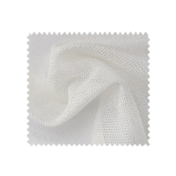 Tissu Voilage Etamine Beluga Uni Blanc