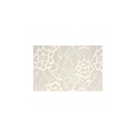 Tissu Dentelle Petite Laize Ecru