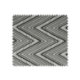 Tissu Maille Fantaisie Zig Zag Grande Laize Noir