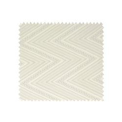 Tissu Maille Fantaisie Zig Zag Grande Laize Ecru