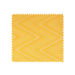 Tissu Maille Fantaisie Zig Zag Grande Laize Jaune