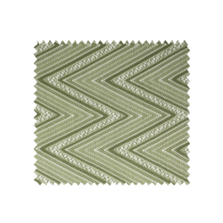 Tissu Maille Fantaisie Zig Zag Grande Laize Kaki