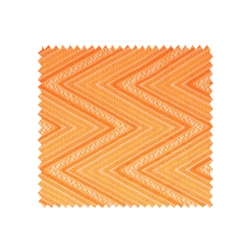 Tissu Maille Fantaisie Zig Zag Grande Laize Orange