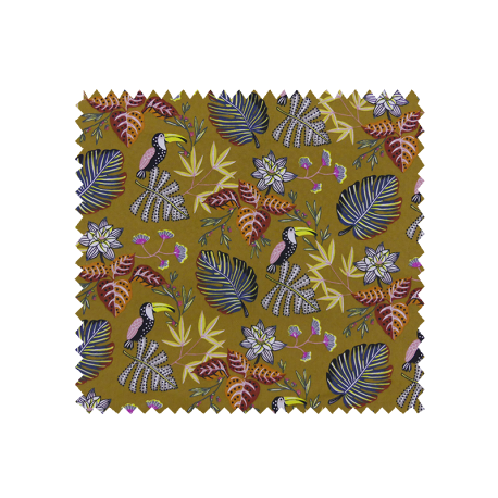 Tissu Aruba Bachette Curry