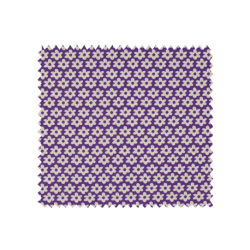 Tissu Imprimé Paquerette Violet