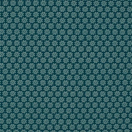 Tissu Imprimé Floralie Canard