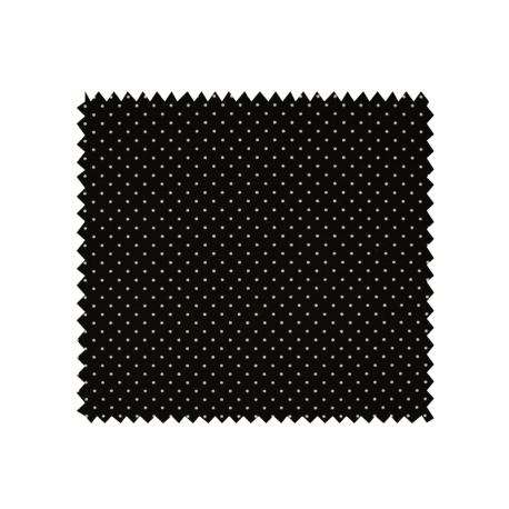Tissu Imprimé Epingle Pois Noir