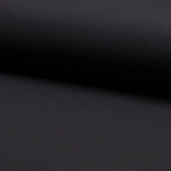 Tissu Jersey Crêpe Uni Anthracite 