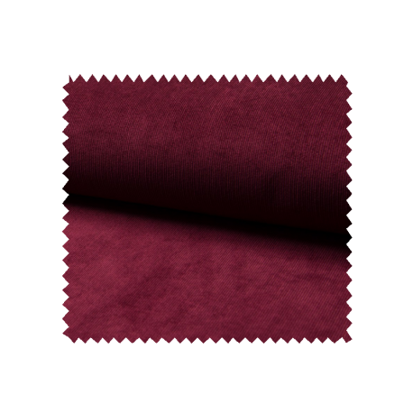 Tissu Veloutine Uni Bordeaux