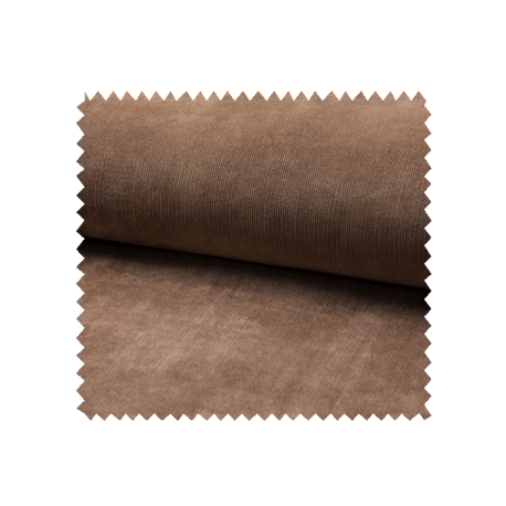 Tissu Veloutine Uni Taupe 