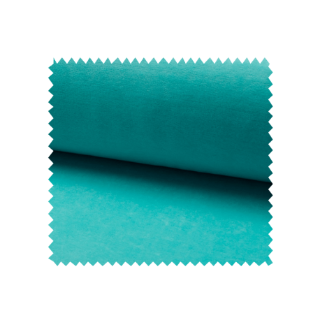 Tissu Jersey Velours Nicky Uni Turquoise