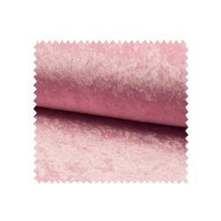 Tissu Panne De Velours Uni Rose