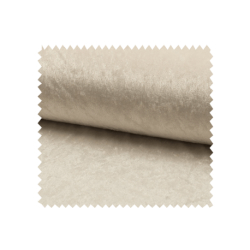 Tissu Panne De Velours Uni Blanc