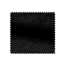 Tissu Panne De Velours Uni Noir