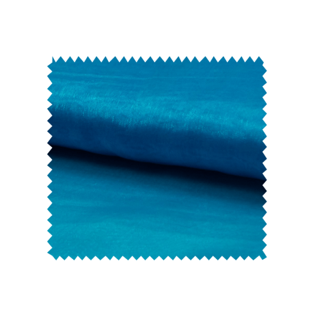 Tissu Organza Uni Turquoise