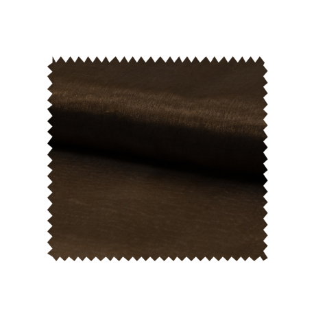 Tissu Organza Uni Choco