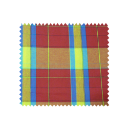 Tissu Madras Bordeaux