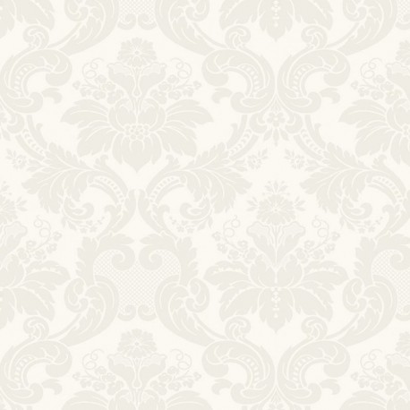 Tissu Damas Jacquard Allover Ivoire 