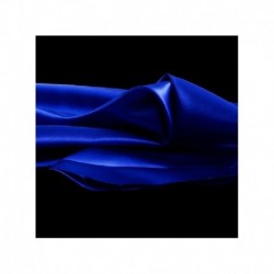 Tissu Satin Uni Bleu Roi