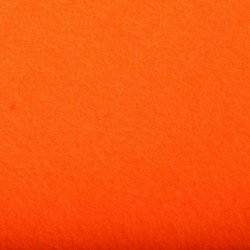 Tissu Feutrine Uni Orange L180
