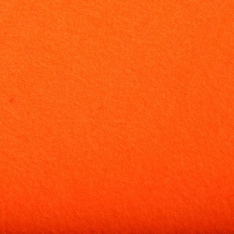 Tissu Feutrine Uni Orange L180