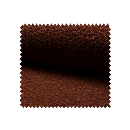 Tissu Boucle Maxi Terracotta