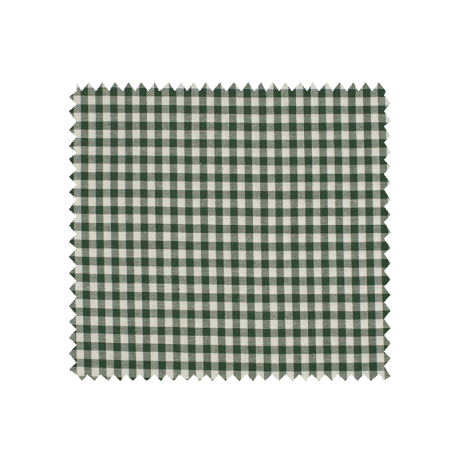 Tissu Grand Vichy Vert Bouteille 