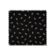 Tissu Jersey Plumes Noir blanc